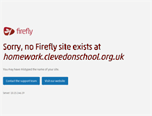Tablet Screenshot of homework.clevedonschool.org.uk