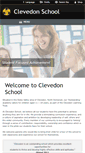 Mobile Screenshot of clevedonschool.org.uk